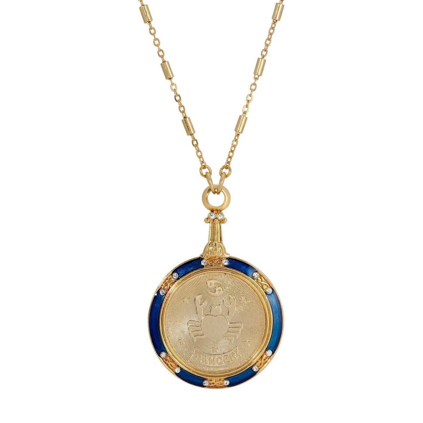 1928 Jewelry Zodiac Pendant 28" Necklace