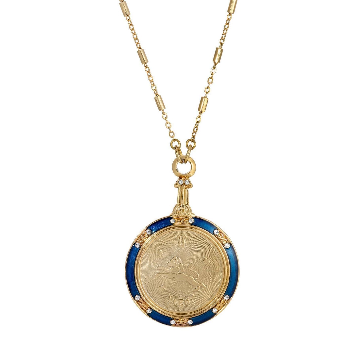 1928 Jewelry Zodiac Pendant 28" Necklace