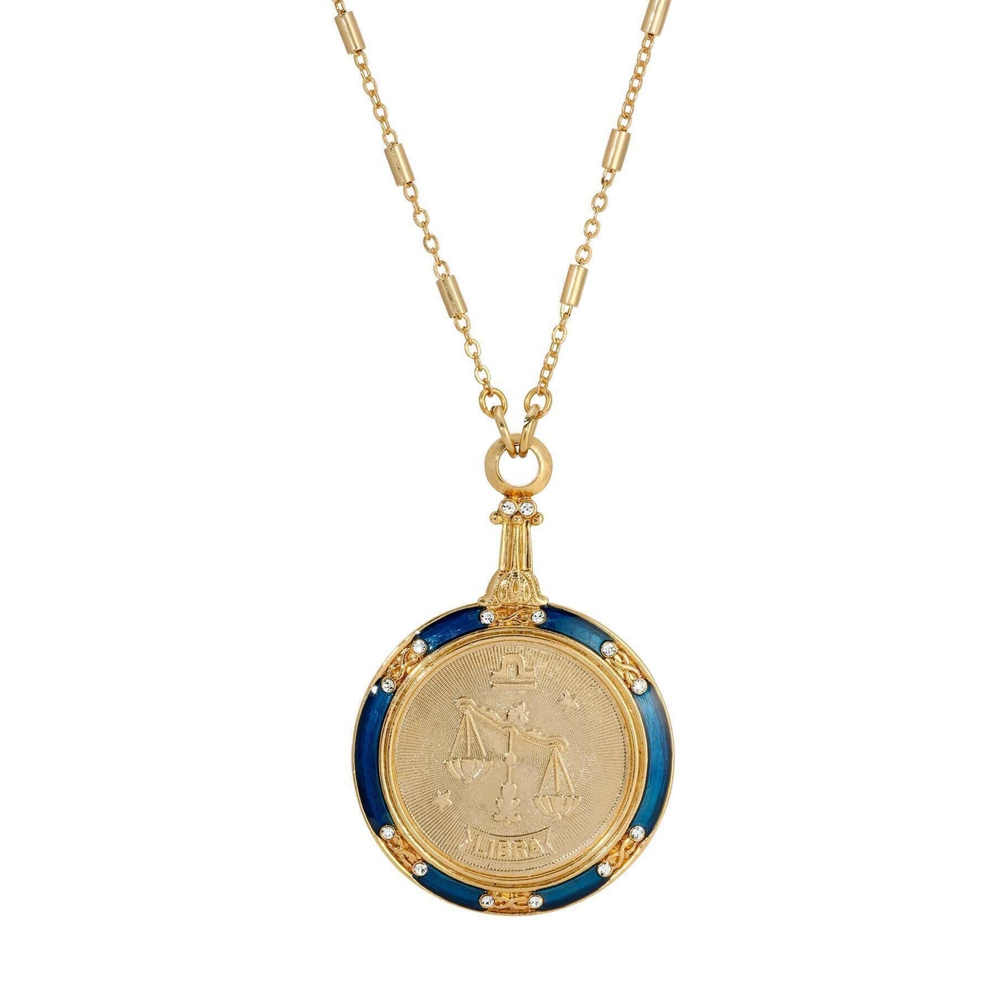 1928 Jewelry Zodiac Pendant 28" Necklace