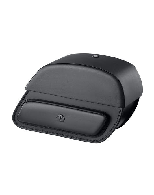 26L - Pantheon Large Shock Cutout Honda VTX 1300 C Motorcycle Saddlebags